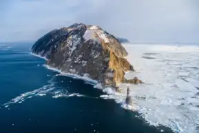 Winter Cape Aniva O. Sakhalin